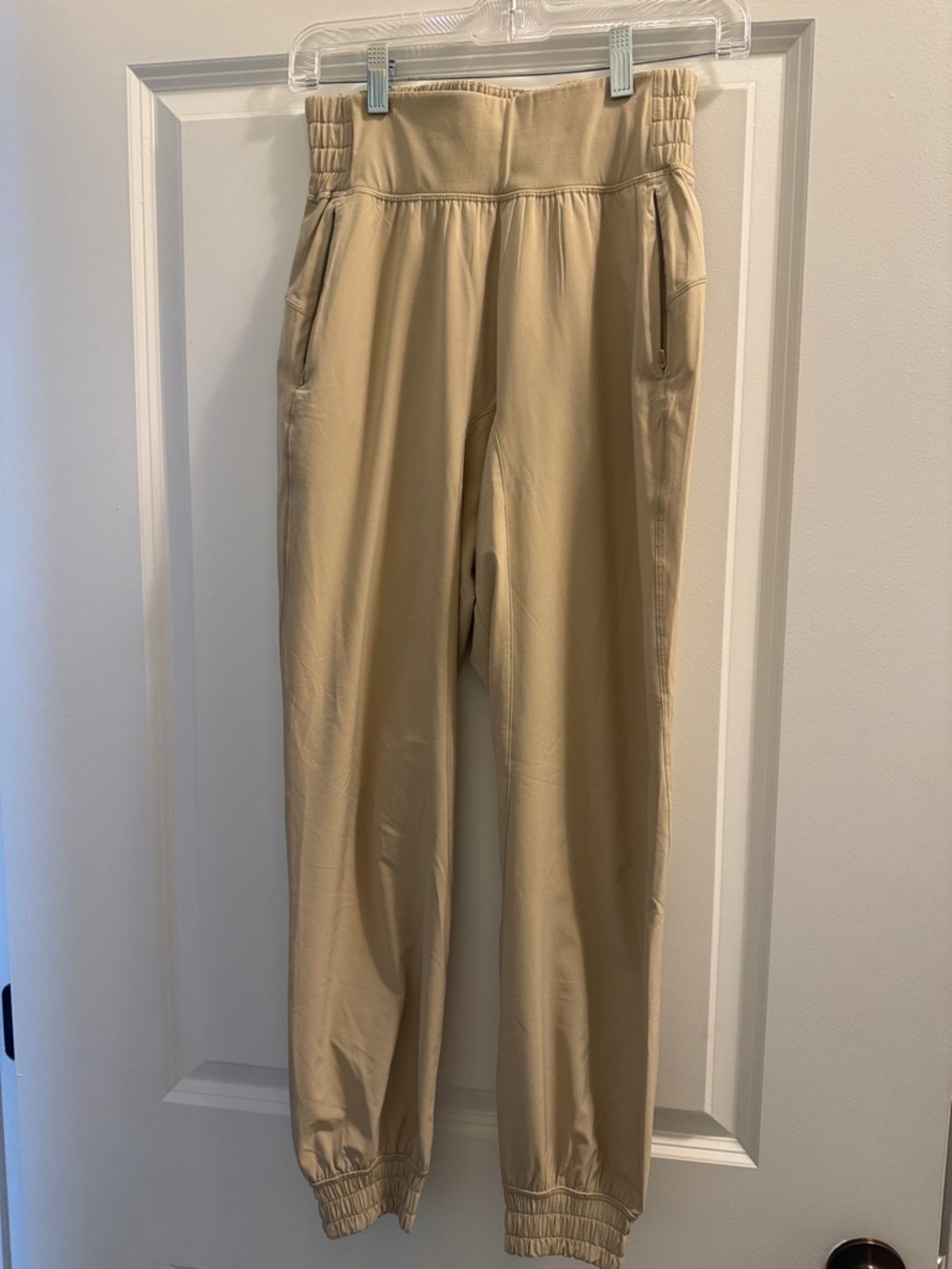 lululemon athletica Tan High-Rise Jogger Pants